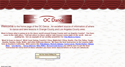 Desktop Screenshot of ocdance.com